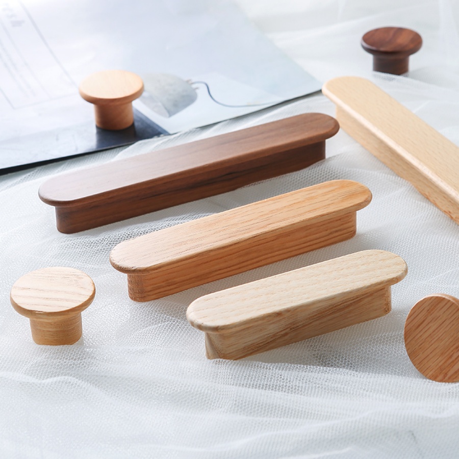 Furniture Hardware Manufacturer - Porte d'armoire en noyer, barre en