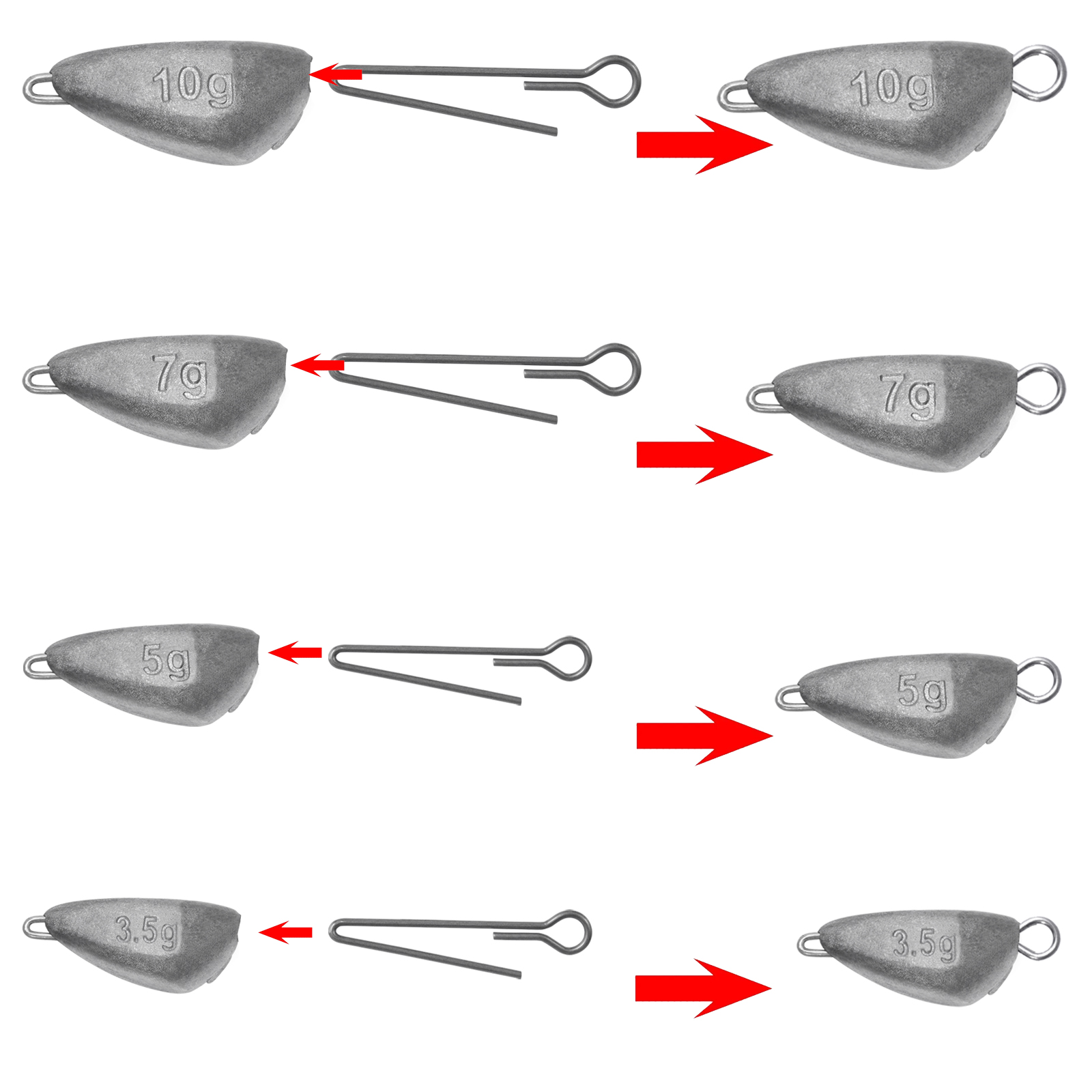 Poids de pêche à tête plombée  - Furniture Hardware Jig avis et prix