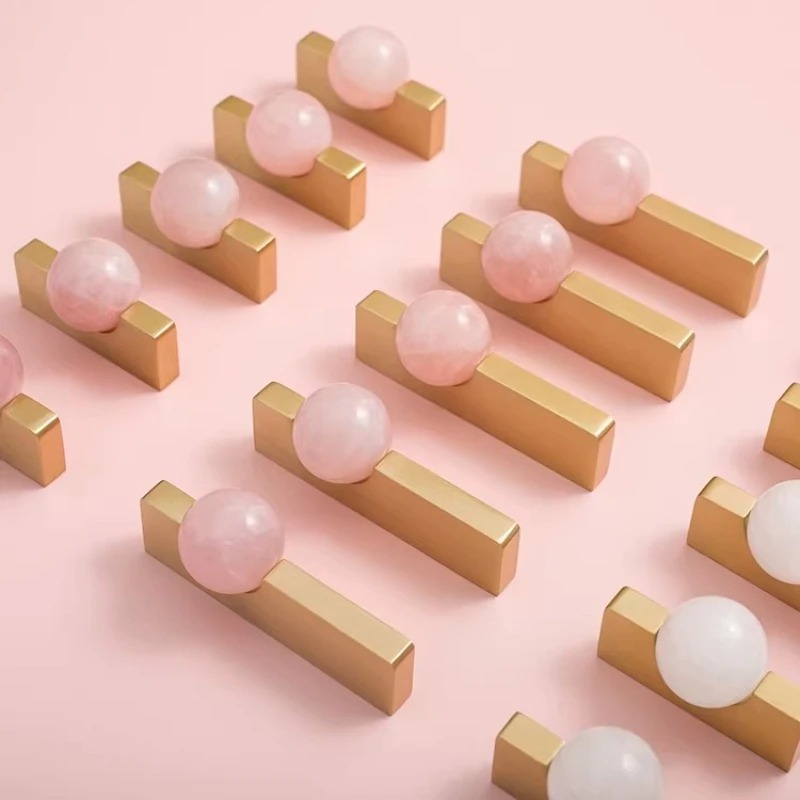 Boule de cristal blanche + poi - Furniture Hardware Drop Pulls avis et prix