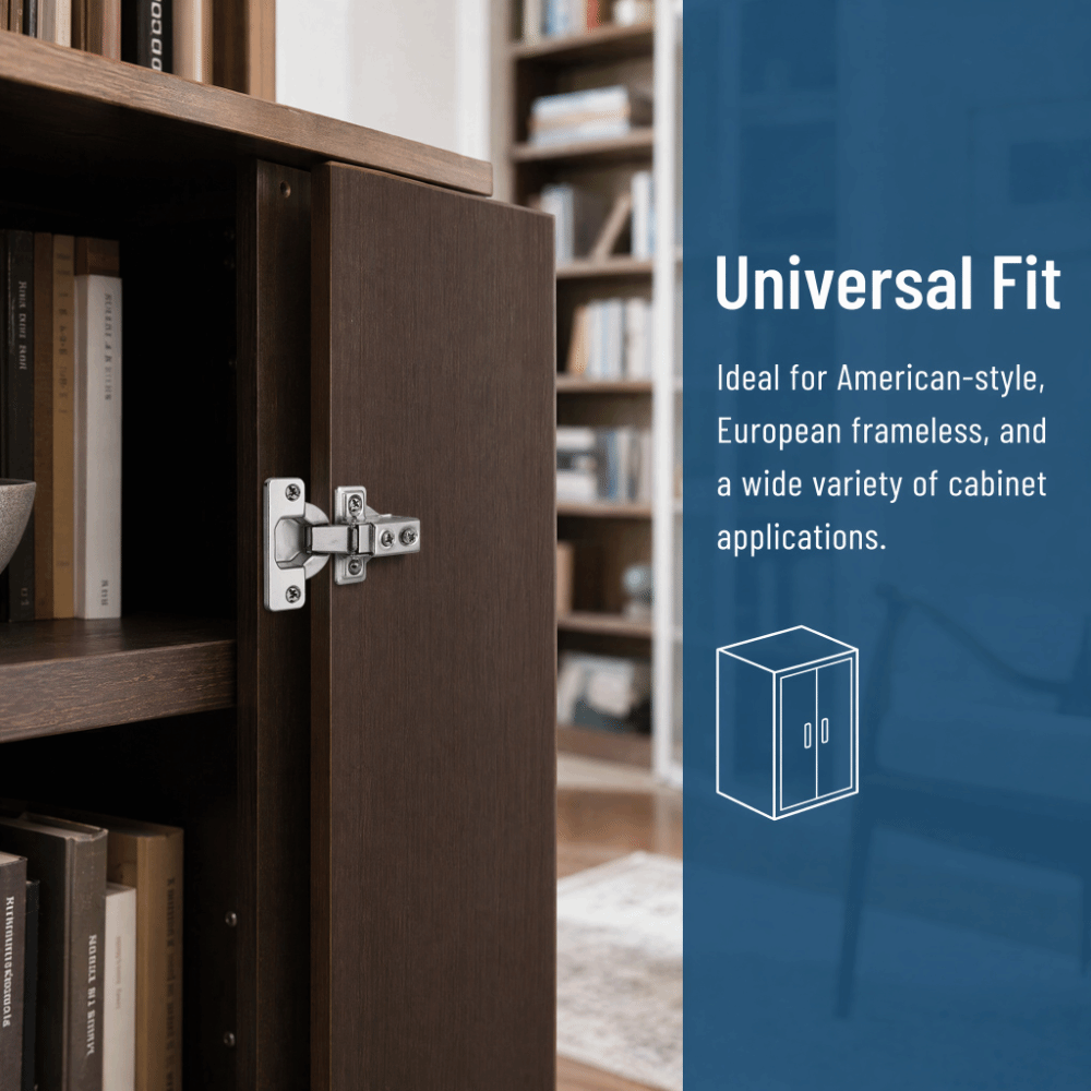 2 pièces Charnière à fermeture - Cabinet Hinge Overlay avis et prix